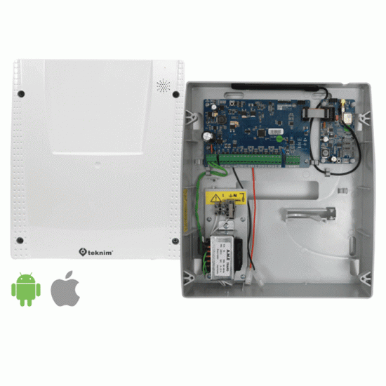 TEKNİM PARS TSP-5208G GSM/GPRS MODÜLLÜ 8+8 ZONLU ALARM PANELİ